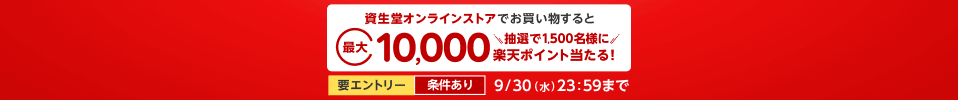 9,000円(税抜)以上購入で最大10,000ポイントが当たる